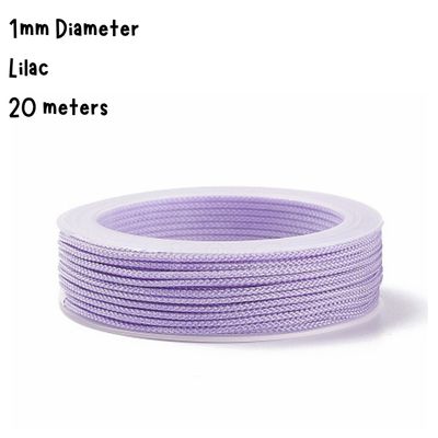 1mm Lilac, Chinese Knotting Cord, 20 Meters, 33gms/1.16oz