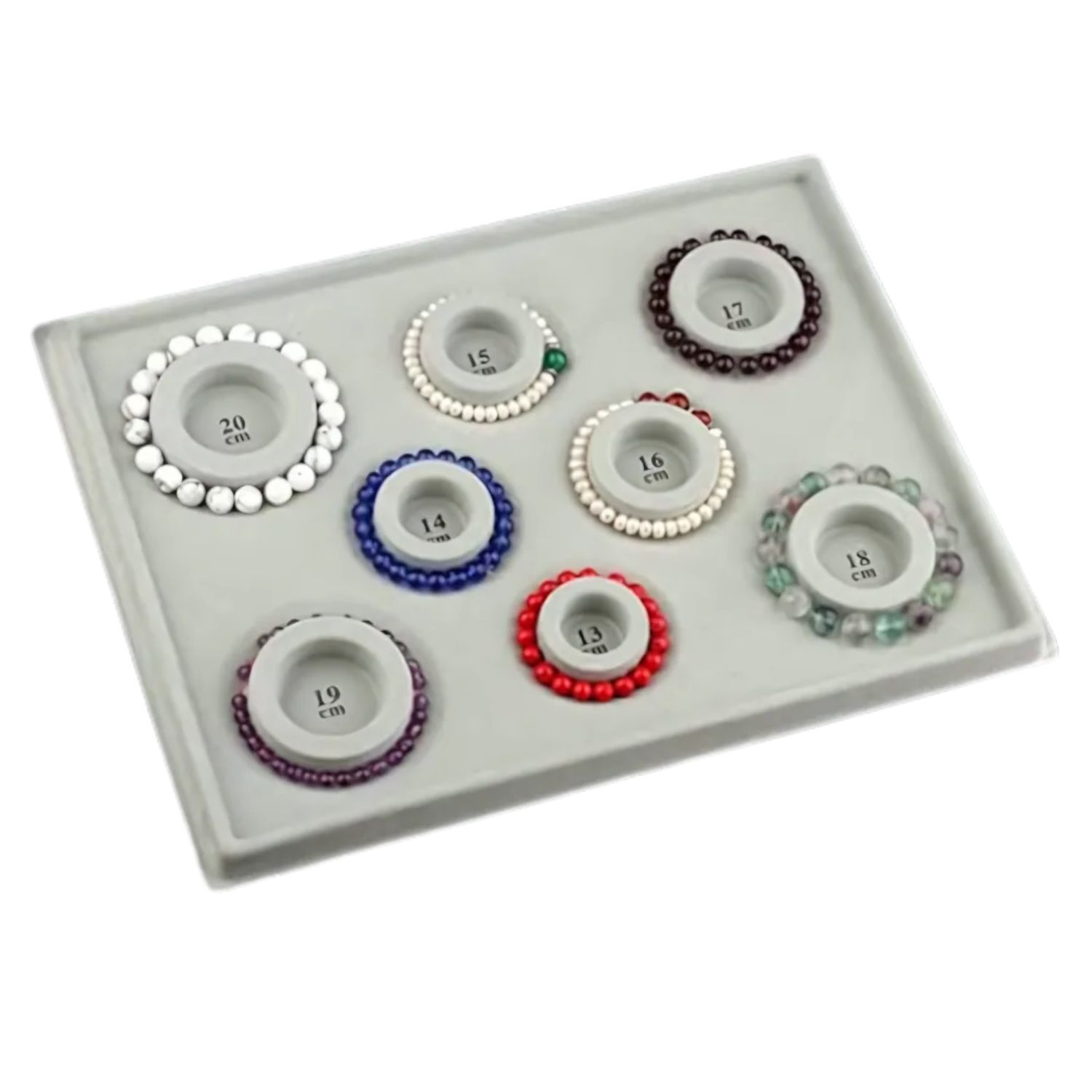 Bracelet Design Bead Board Tray, 8 Sizes, 13.7&quot;x10.24&quot;x0.63&quot;, 467gms/18.39oz