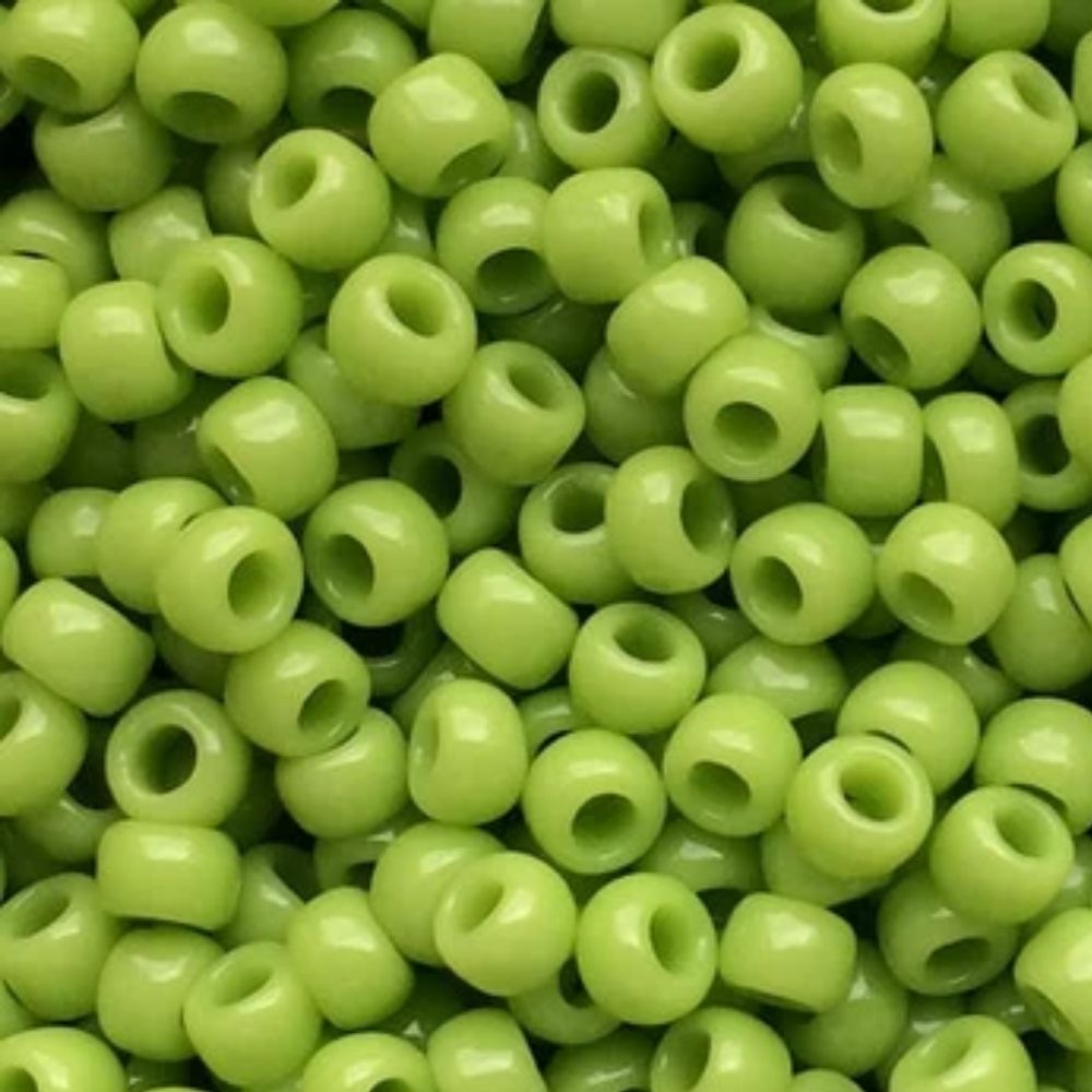 #8 Toho Seed Beads, Opaque Sour Apple, 3x3mm, 19 Grams/0.67oz, ISO