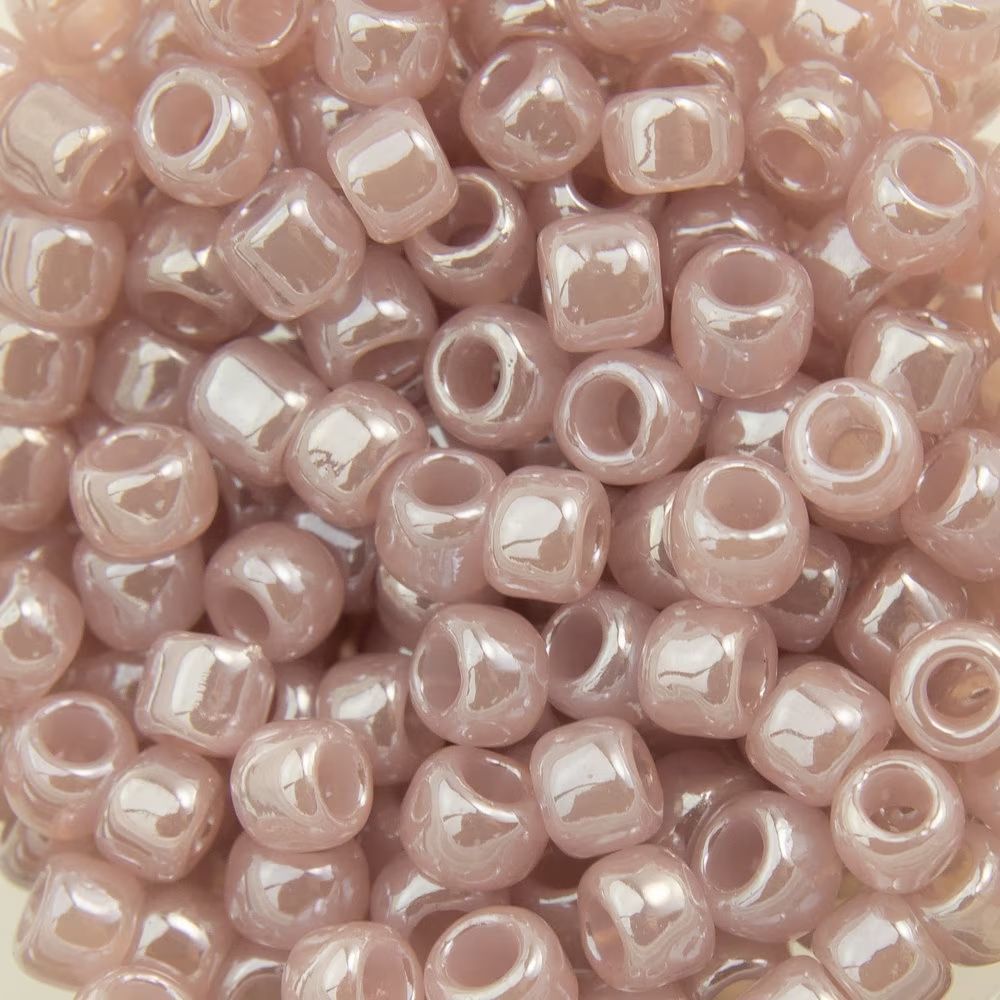 #8 Toho Seed Beads, Ceylon Grape Mist Lilac, 3x3mm, 10 Grams/0.38oz