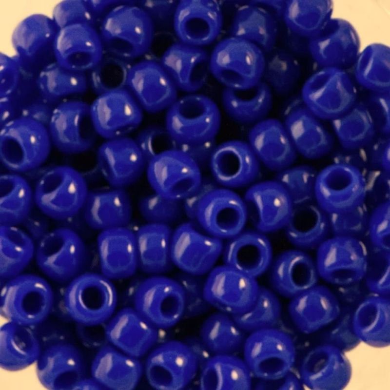 #8 Toho Seed Beads, Opaque Navy Blue, 3x3mm, 10 Grams/0.38oz