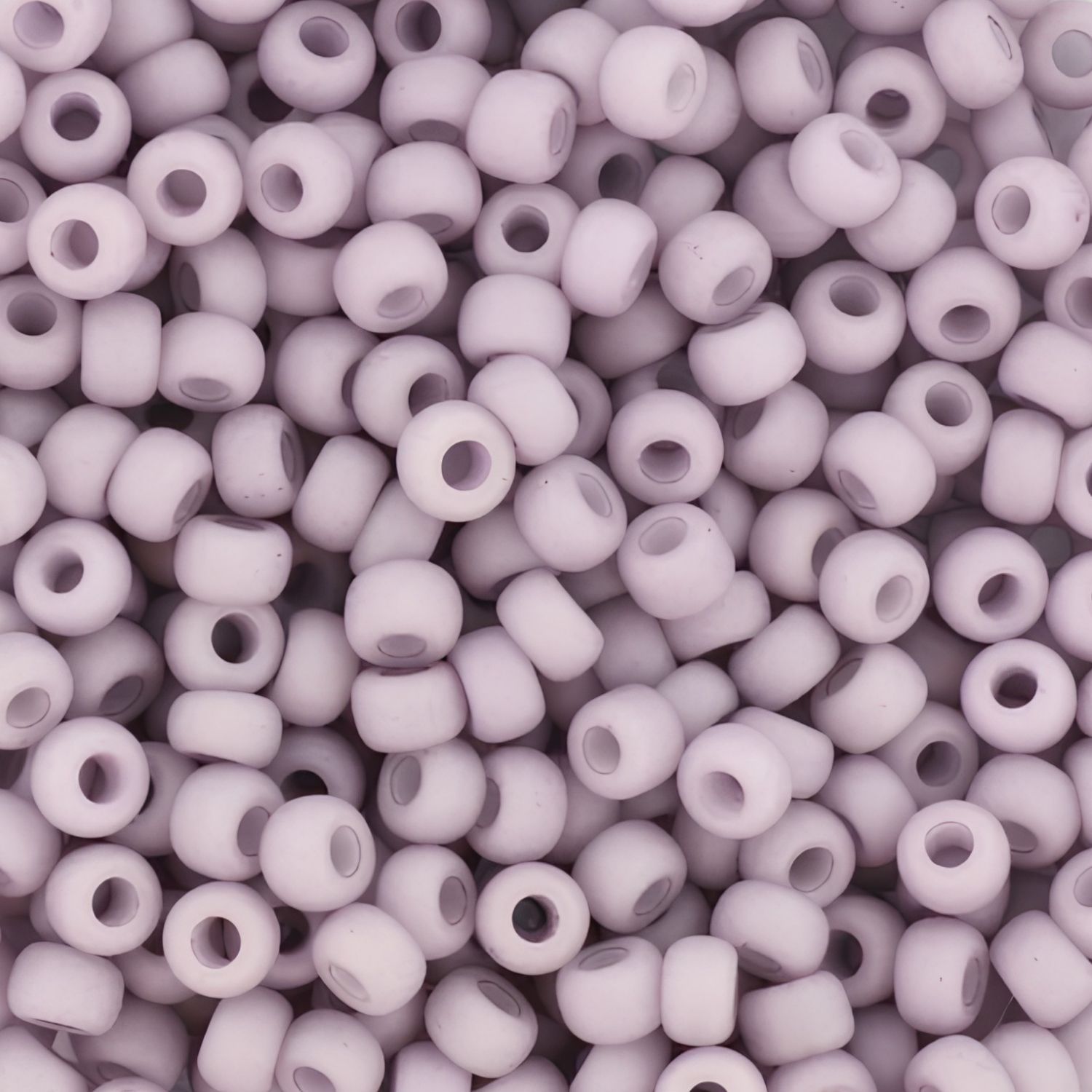 #11 Miyuki Round Rocailles Seed Beads - Matte Opaque Light Mauve, 11-92025, 10 Grams/0.35oz, Approx 1110pcs