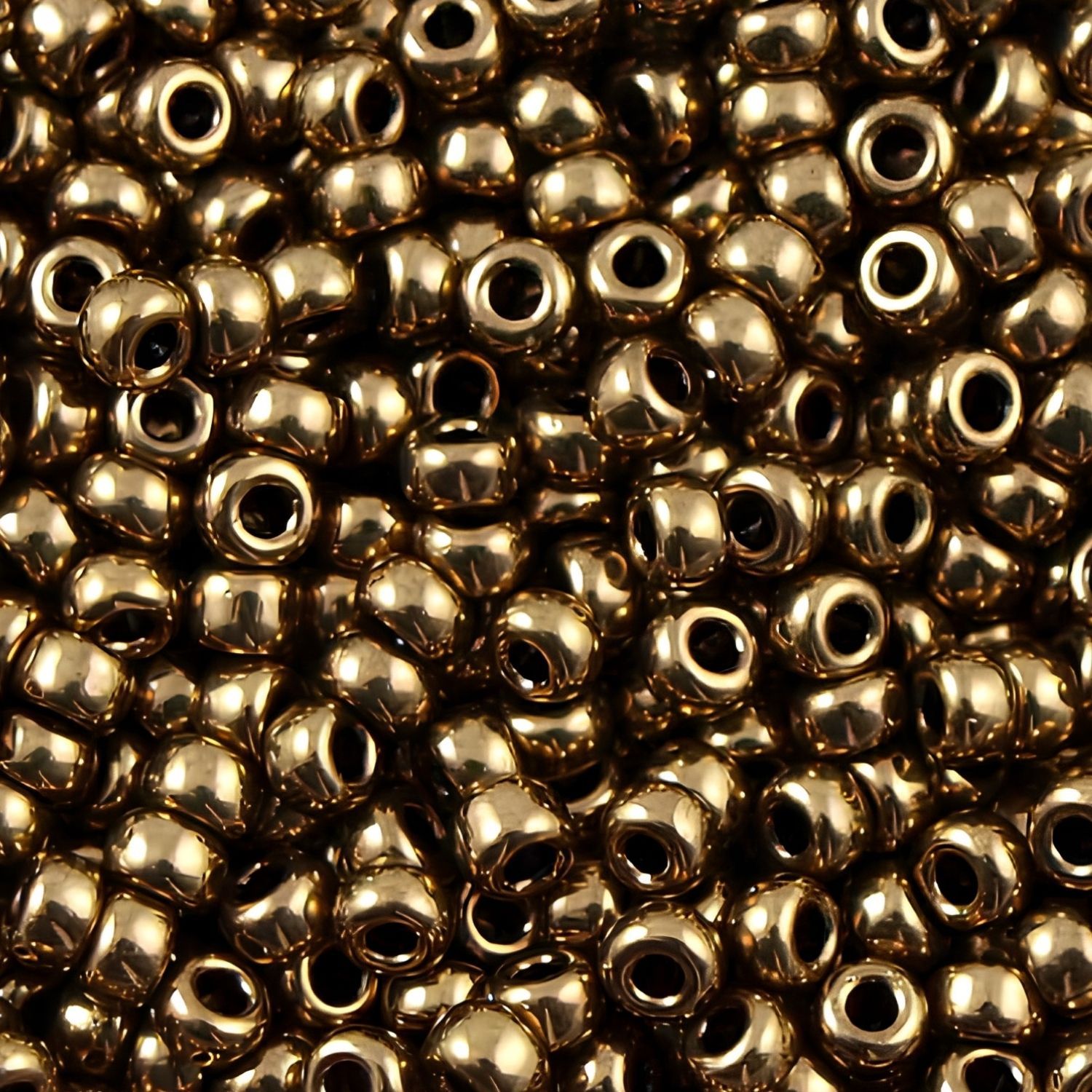 #11 Miyuki Round Rocailles Seed Beads - Metallic Dark Bronze, 11-9457, 10 Grams/0.35oz, Approx 1110pcs