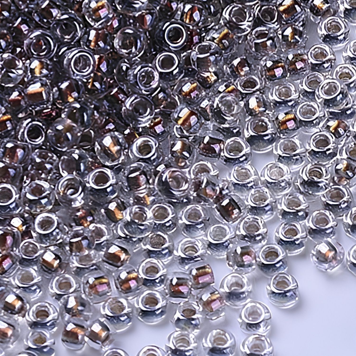 #11 Miyuki Round Rocailles Seed Beads - Copper Red Lined Crystal, 11-3202, 10 Grams/0.35oz, Approx 1110pcs