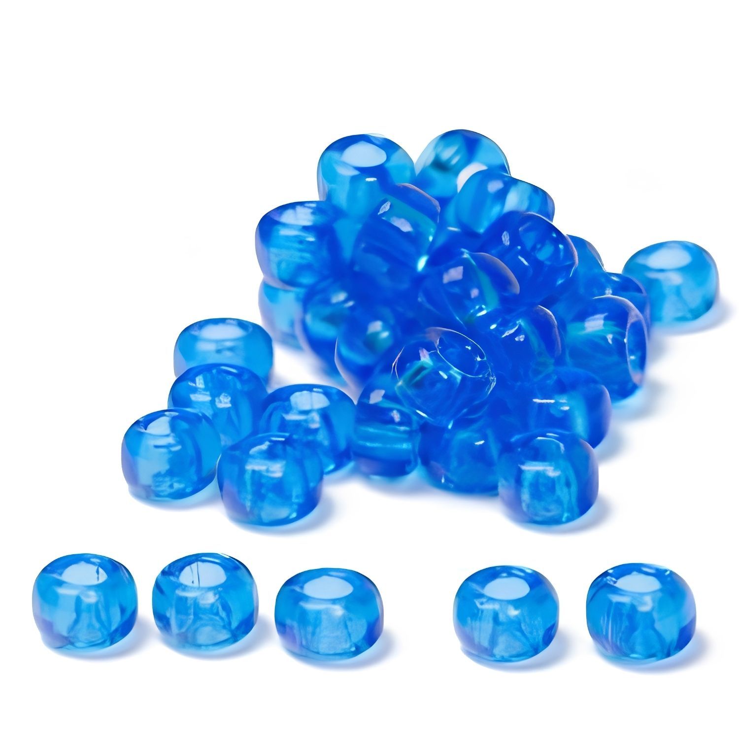 #11 Miyuki Round Rocailles Seed Beads - Transparent Sapphire Blue, 11-150, 10 Grams/0.35oz, Approx 1110pcs