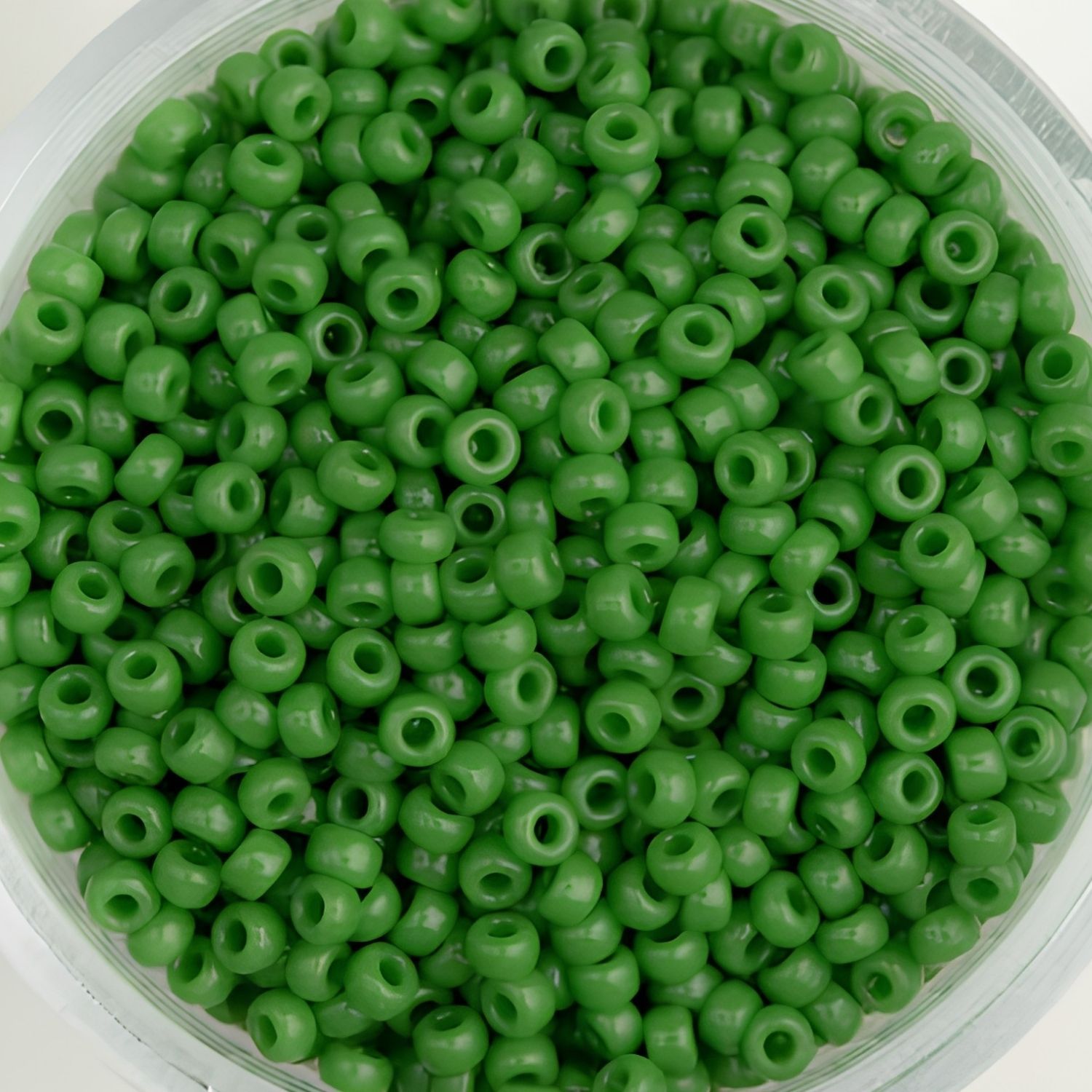 #11 Miyuki Round Rocailles Seed Beads - Opaque Green, 11-9411, 10 Grams/0.35oz, Approx 1110pcs