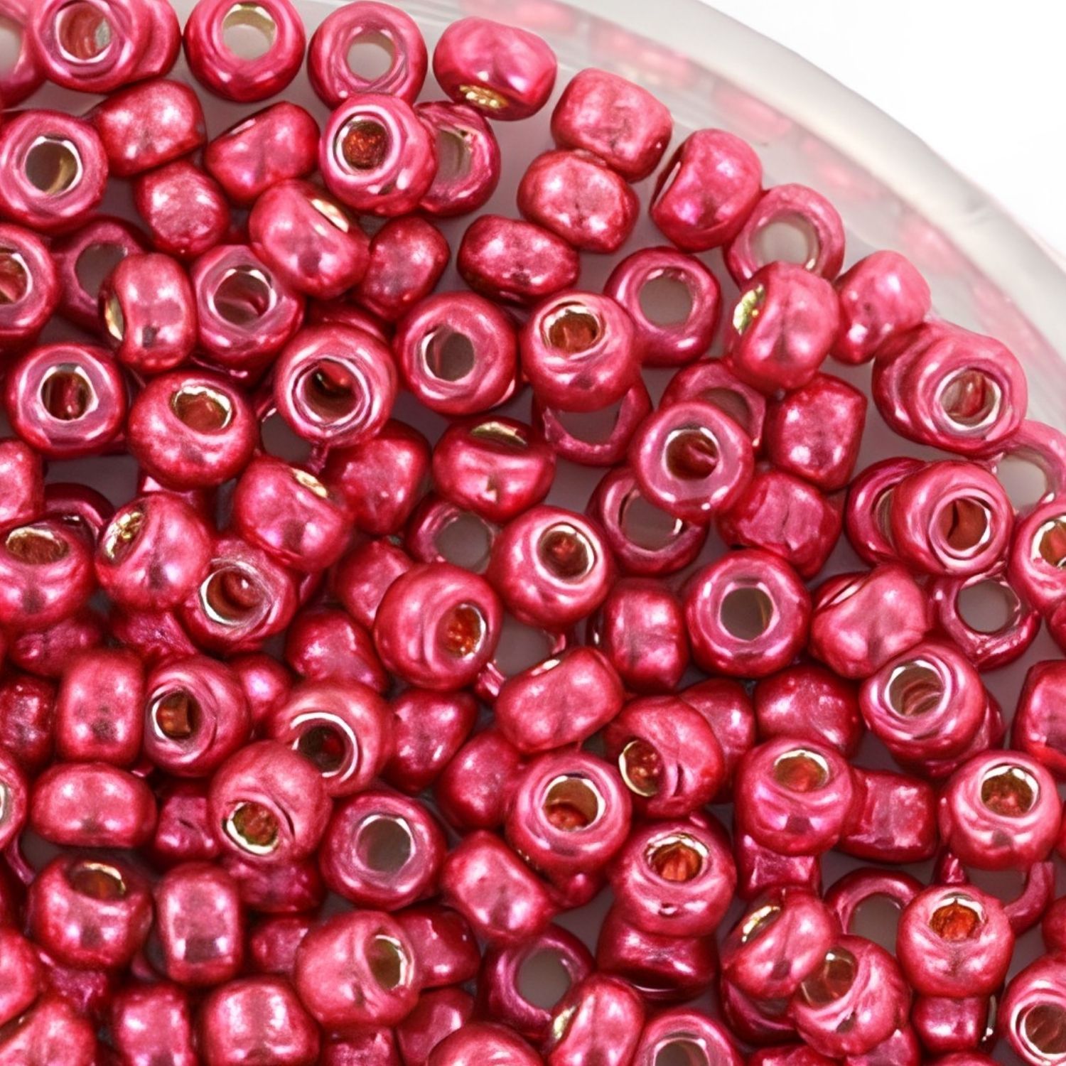 #11 Miyuki Round Rocailles Seed Beads - Duracoat Galvanized Light Cranberry, 11-91076, 10 Grams/0.35oz, Approx 1110pcs