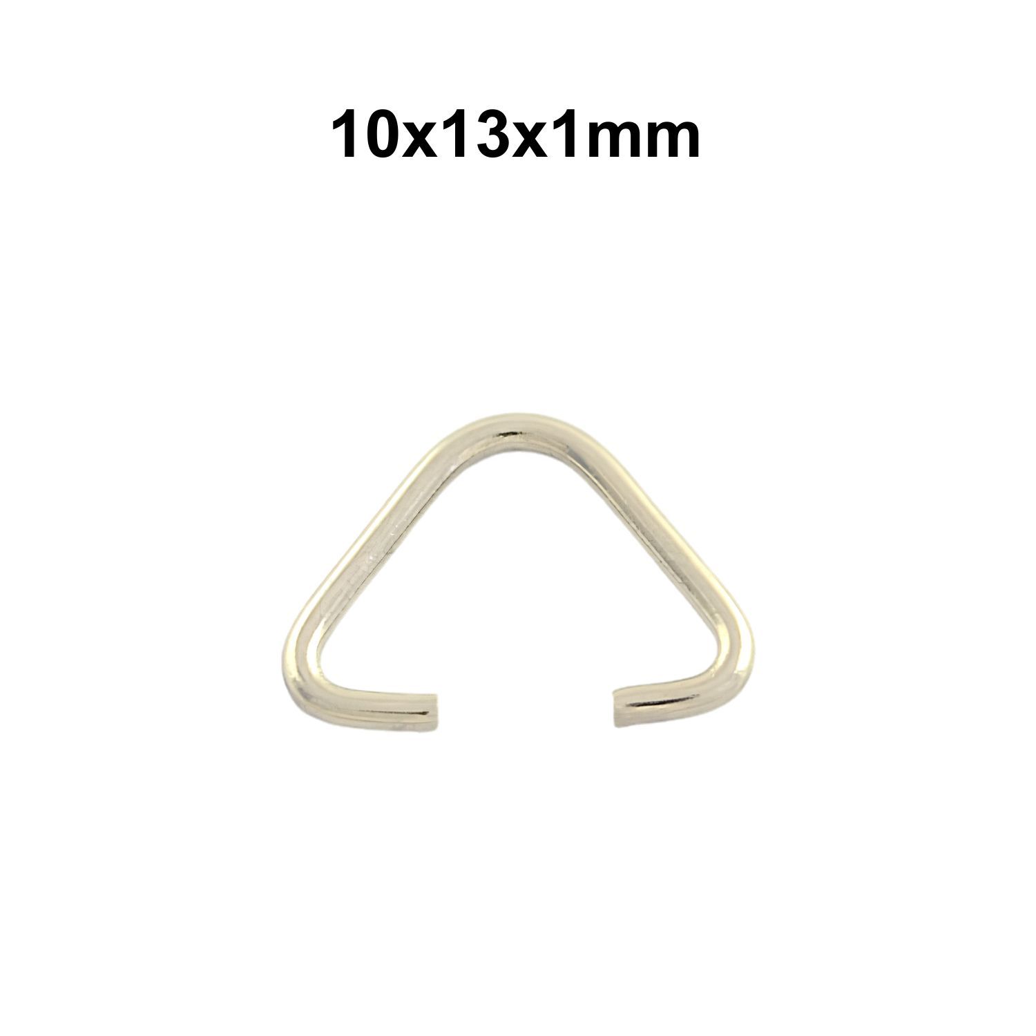 Stainless Steel Ice Pick Pinch Bails, Approx 20pcs, 10x13x1mm, 23gms/0.81oz