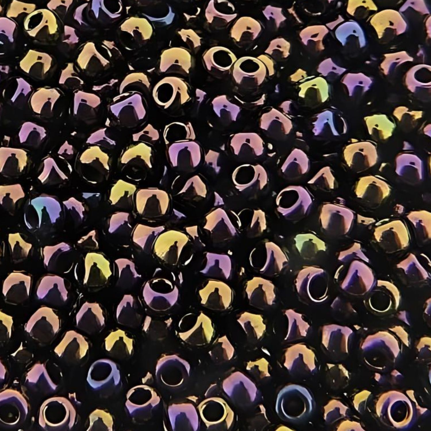 #11 Toho Seed Beads, Metallic Iris Purple,2x2mm, 10 Grams/0.35oz, Approx 1110pcs