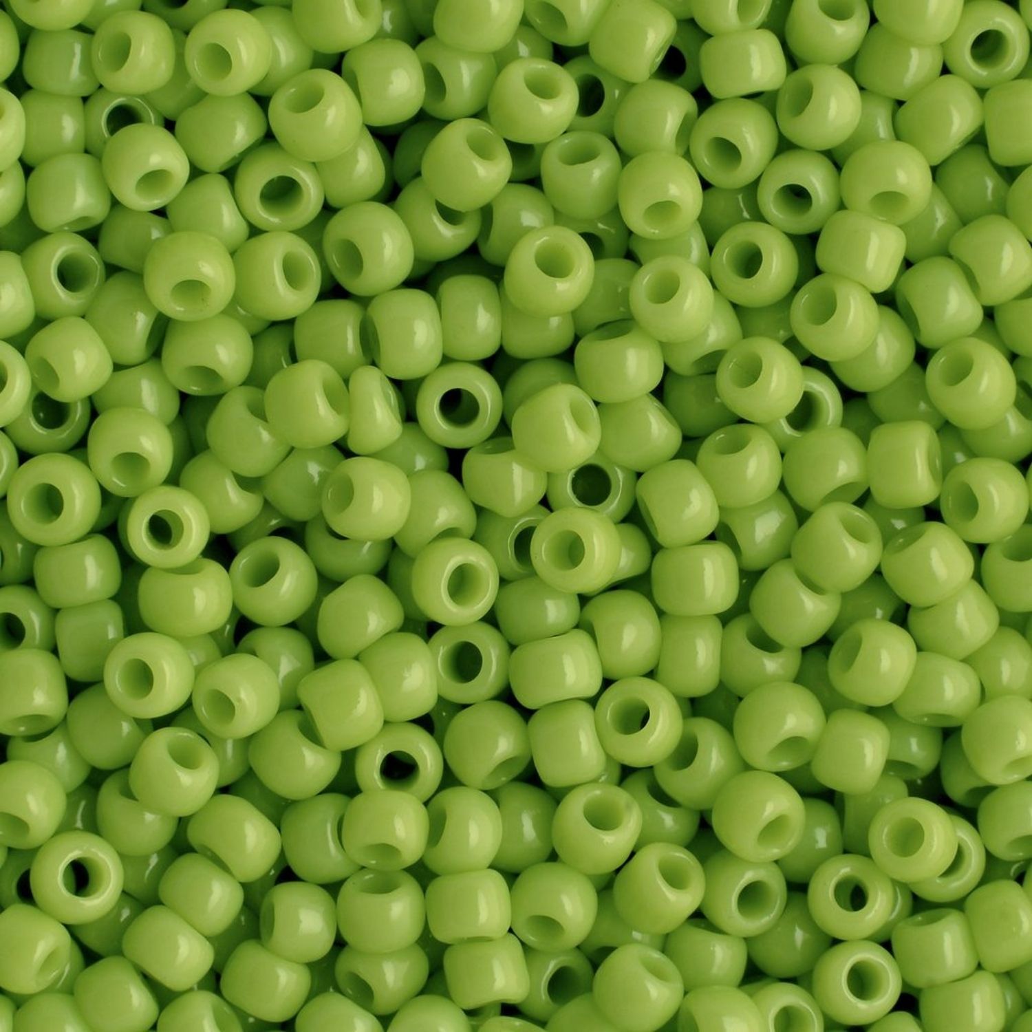 #11 Toho Seed Beads, Opaque Sour Apple, Green, 2x2mm, 10 Grams/0.35oz, Approx 1110pcs
