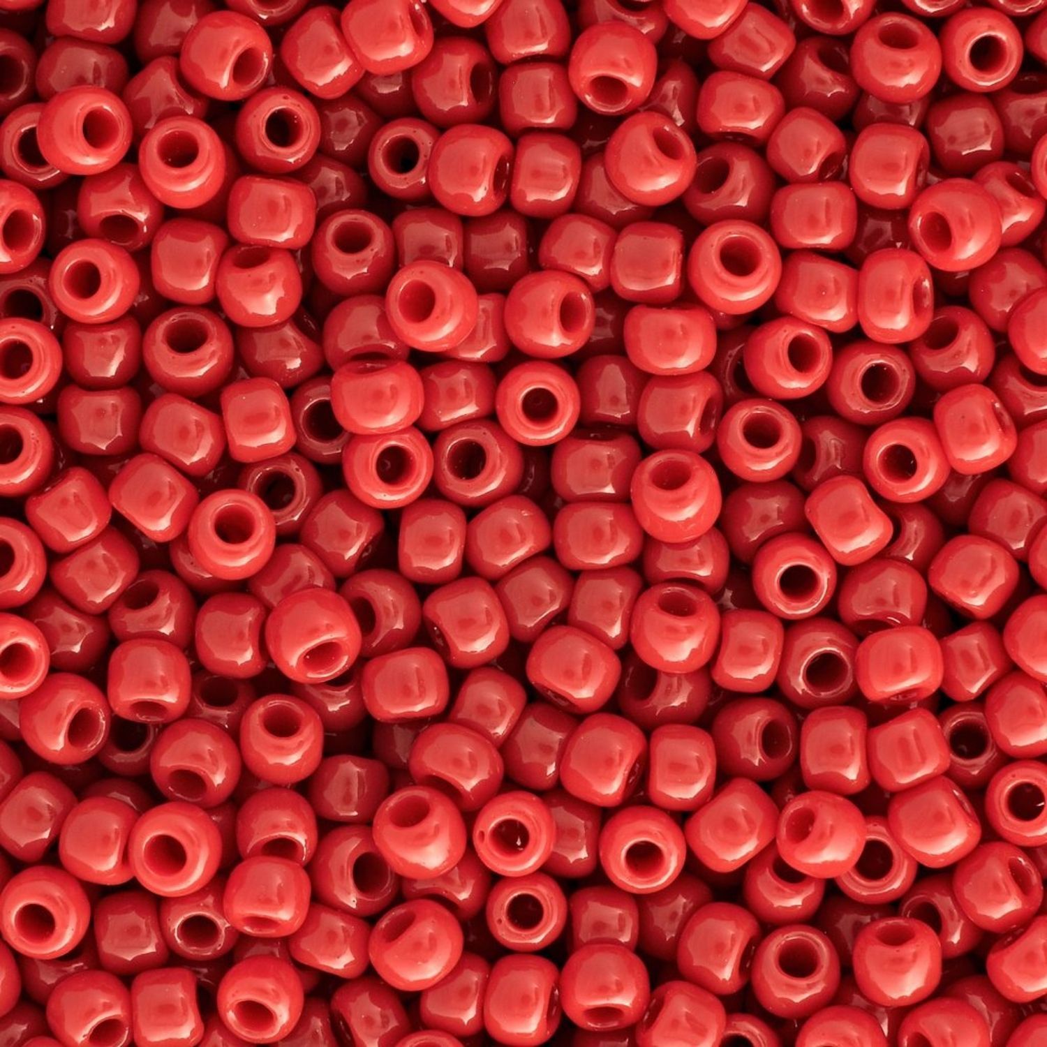 #11 Toho Seed Beads, Opaque Cherry Red, 2x2mm, 10 Grams/0.35oz, Approx 1110pcs