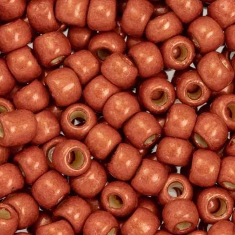 #11 Toho Seeds Beads Matte Galvanized Saffron, Permanent Finish, 2x2mm, 10 Grams/0.35oz, Approx 1110pcs