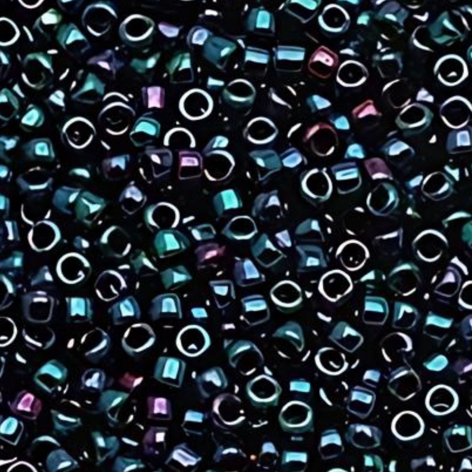 #11 Toho Seed Beads, Metallic Dragonfly, 2x2mm, 10 Grams/0.35oz, Approx 1110pcs