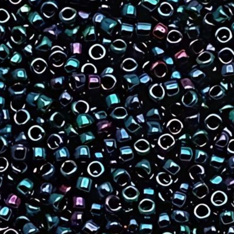 #11 Toho Seed Beads, Metallic Dragonfly, 2x2mm, 10 Grams/0.35oz, Approx 1110pcs