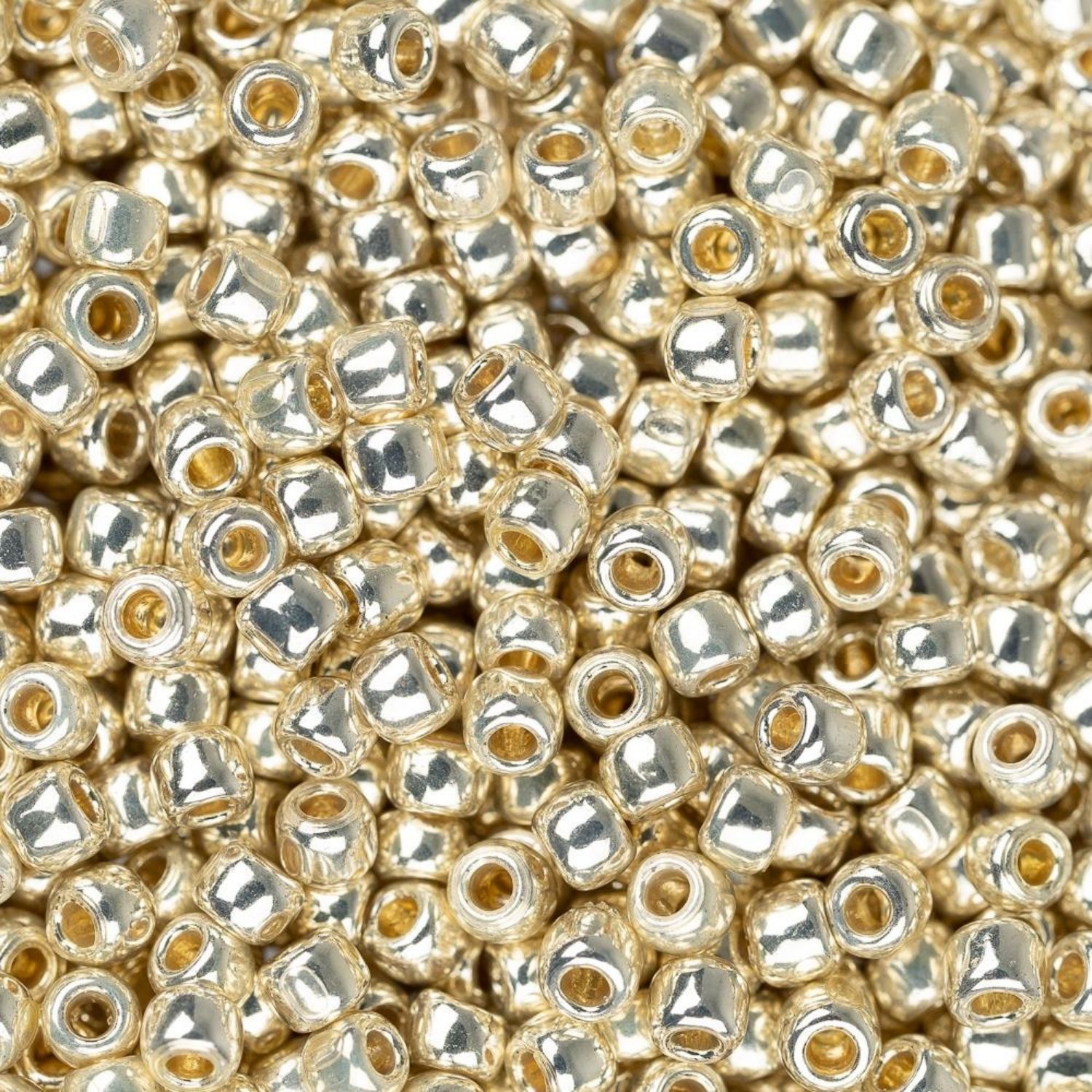 #11 Toho Seed Beads, Galvanized Aluminum, Permanent Finish, 2x2mm, 10 Grams/0.35oz, Approx 1110pcs