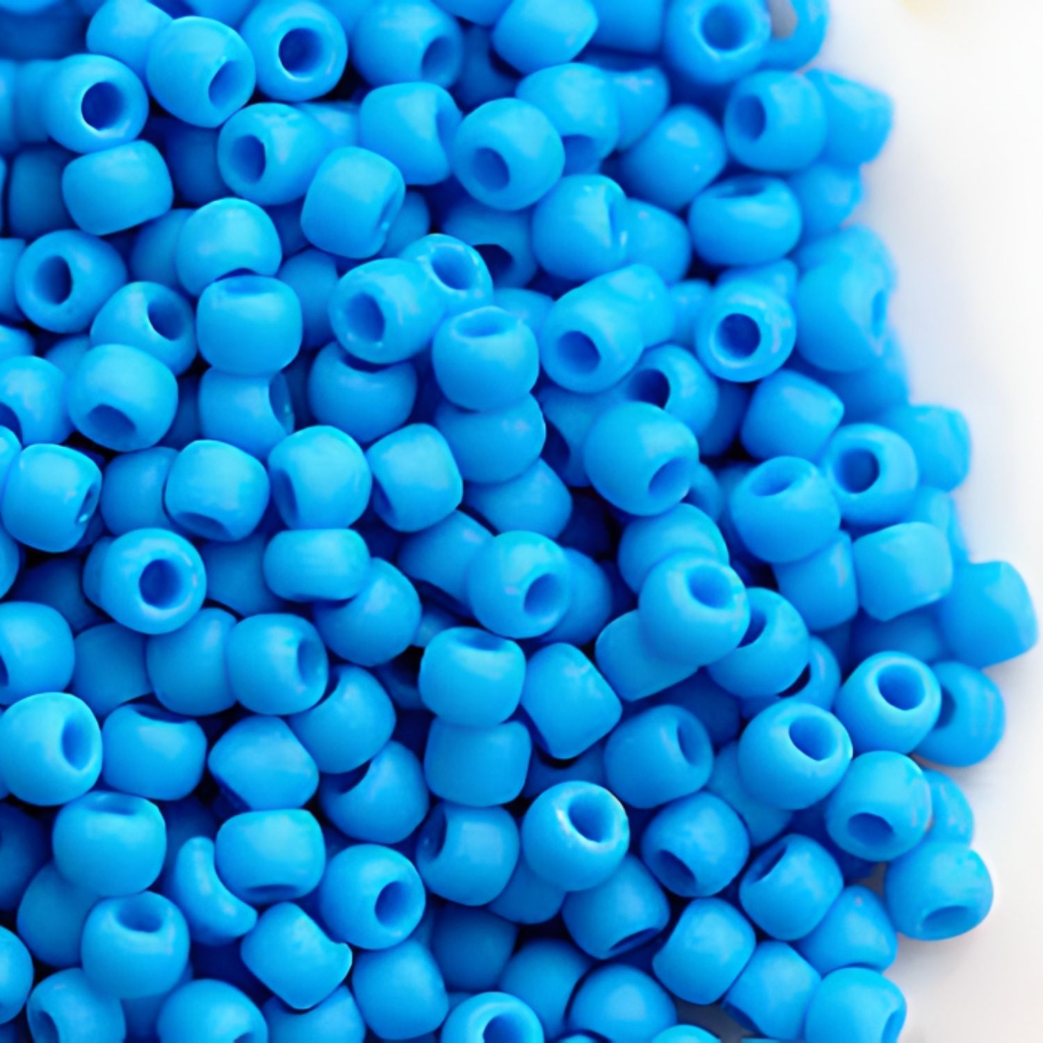 #11 Toho Seed Beads, Frosted Opaque Cornflower, 2x2mm, 10 Grams/0.35oz, Approx 1110pcs