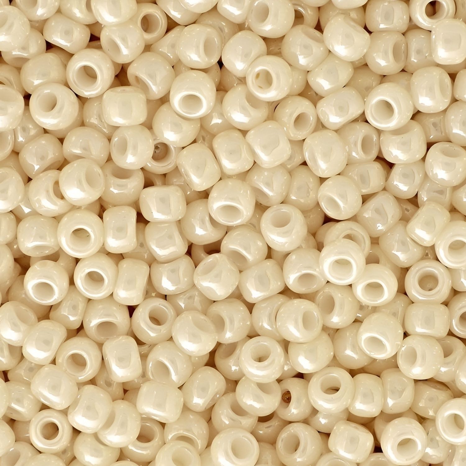 #11 Toho Seed Beads, Opaque Luster Light Beige, 2x2mm, 10 Grams/0.35oz, Approx 1110pcs