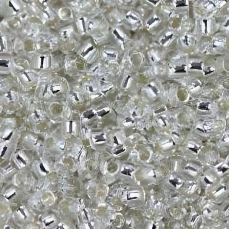 #11 Toho Seed Beads, Silver Lined Crystal, 2x2mm, 10 Grams/0.35oz, Approx 1110pcs