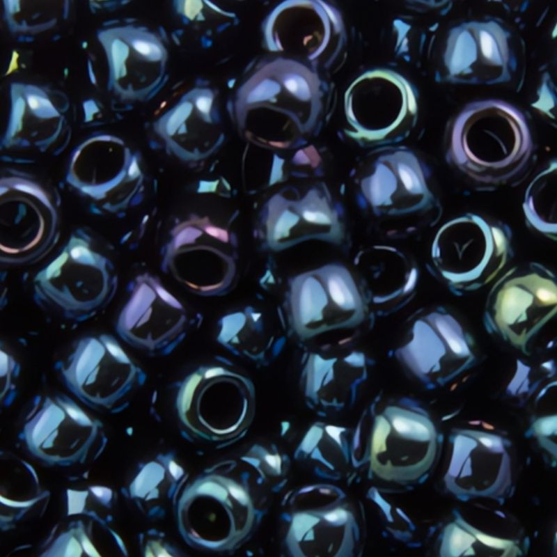 #6 Toho Seed Beads, Metallic Cosmos, 4x4mm, 10 Grams/0.35oz, Approx 222pcs