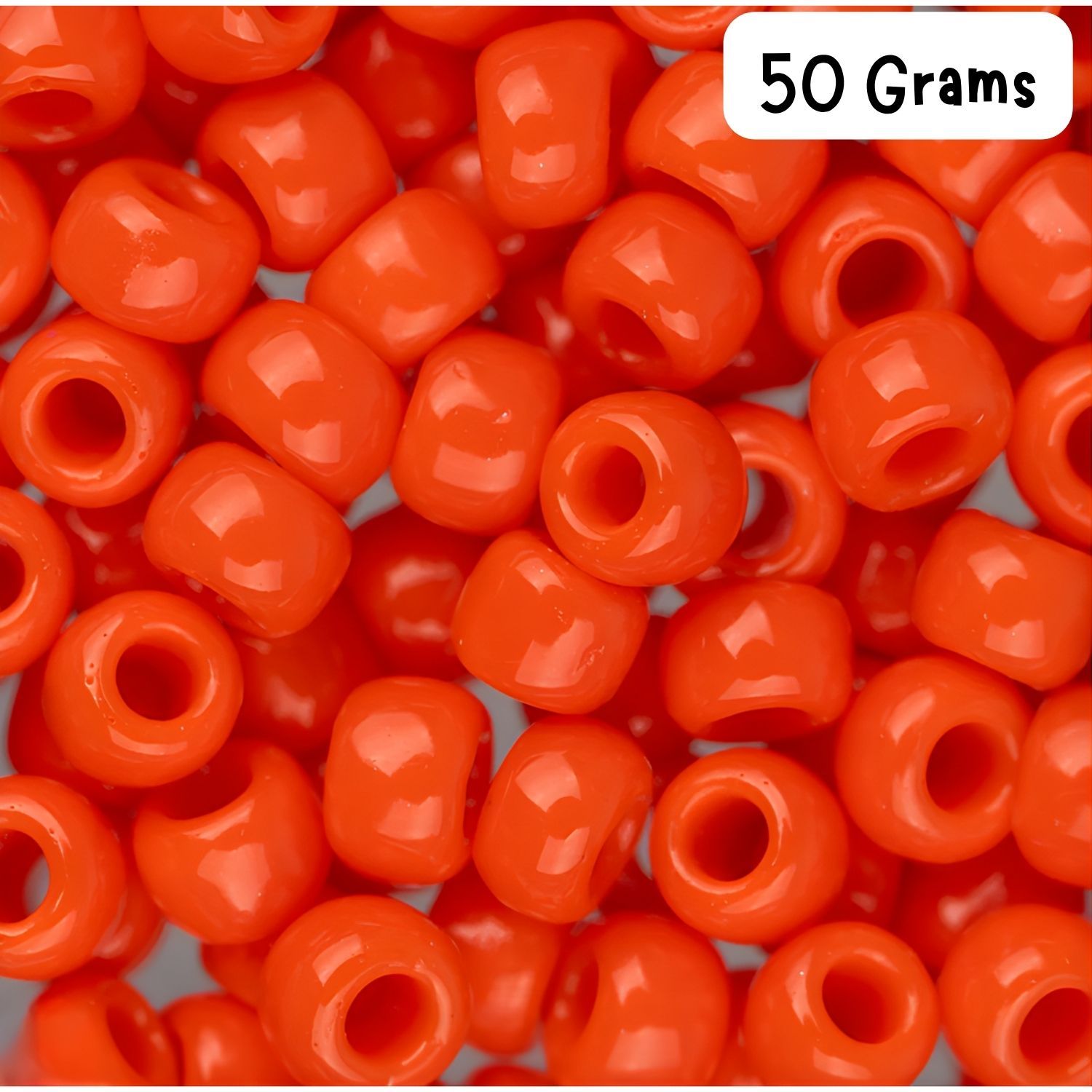#6 Toho Seed Beads, Opaque Sunset Orange, 4x4mm, 50 Grams/1.76oz, Approx 840pcs