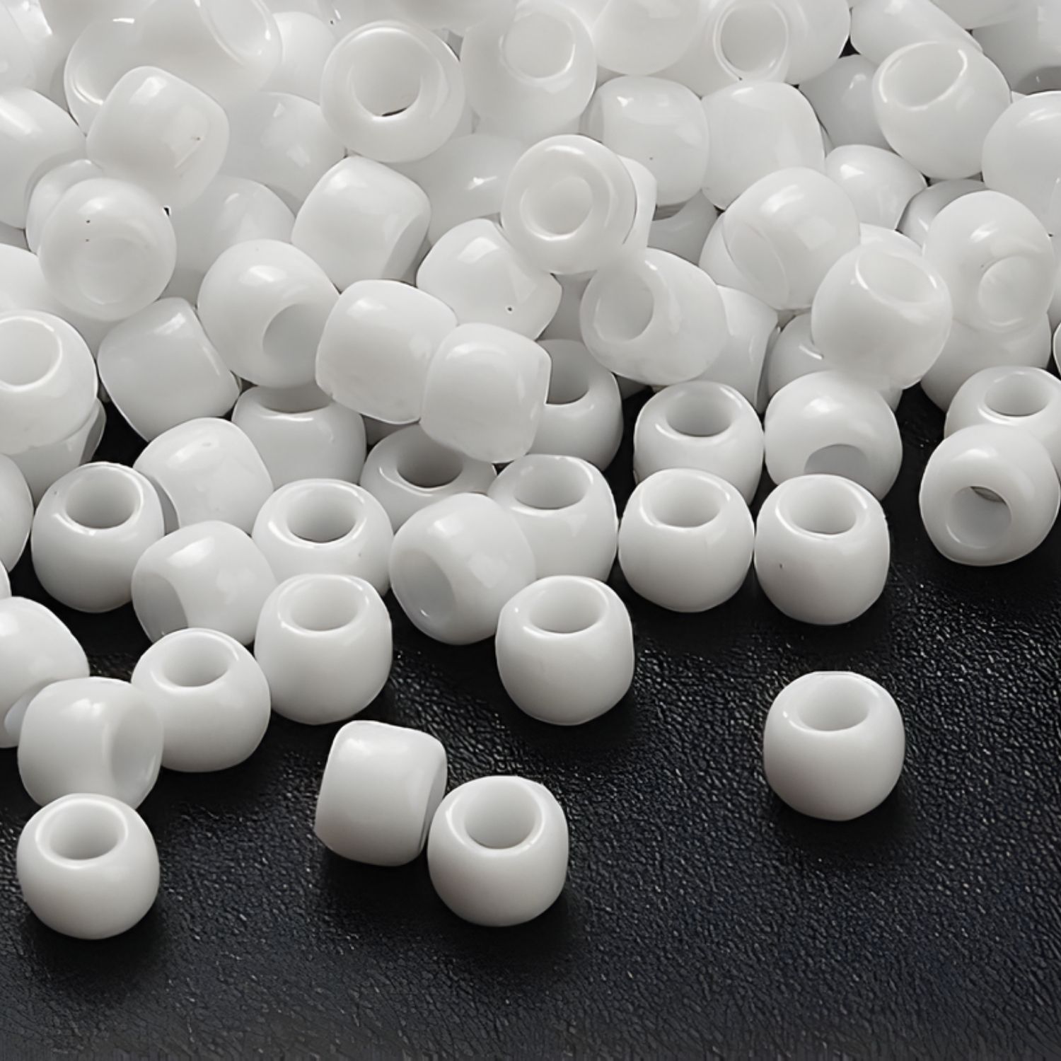 #6 Toho Seed Beads, Opaque White, 4x4mm, 10 Grams/0.35oz, Approx 222pcs