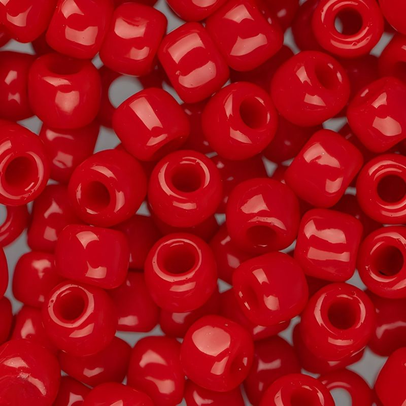 #6 Toho Seed Beads, Opaque Cherry Red, 4x4mm, 10 Grams/0.35oz, Approx 222pcs