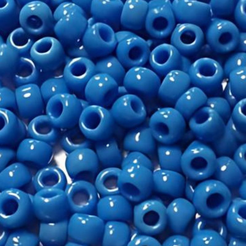 #6 Toho Seed Beads, Opaque Cornflower, 4x4mm, 10 Grams/0.35oz, Approx 222pcs