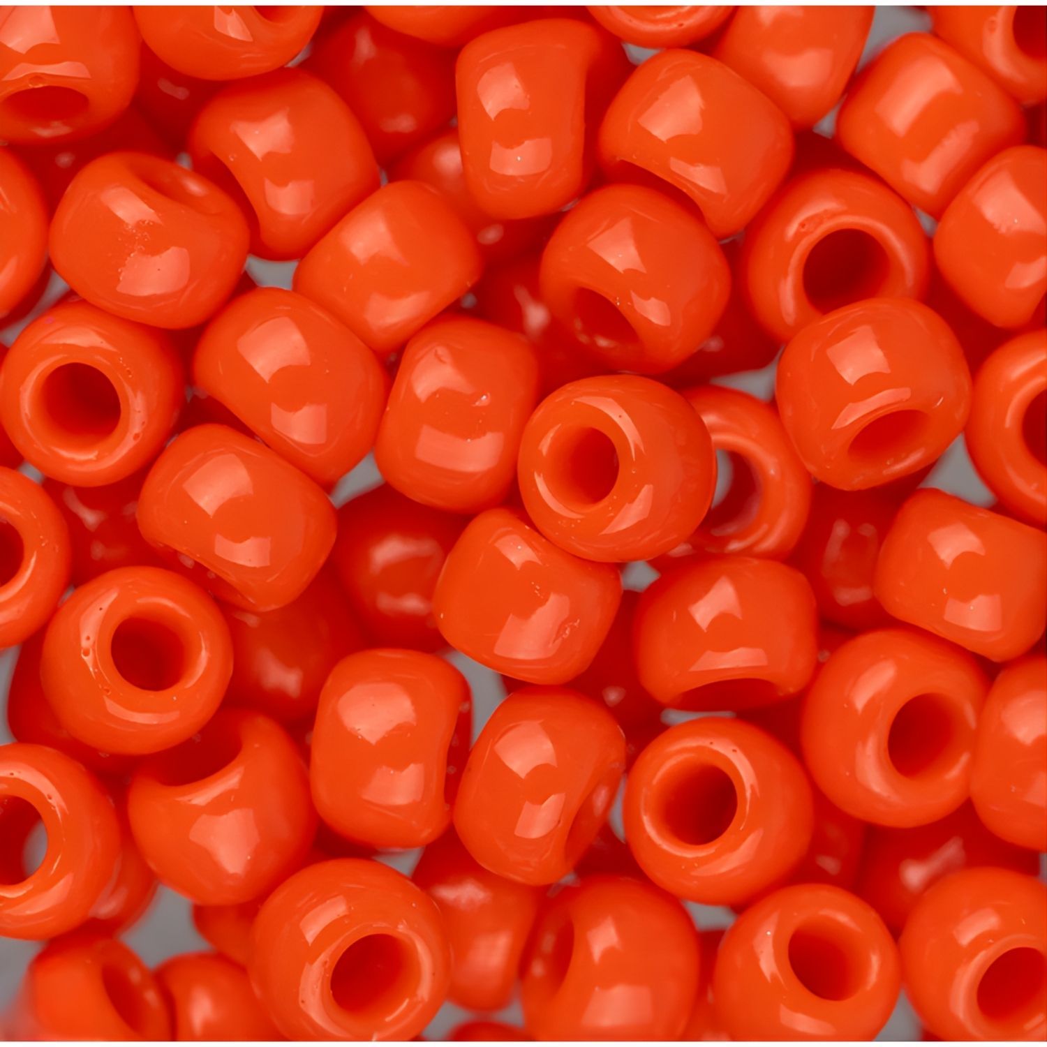 #6 Toho Seed Beads, Opaque Sunset Orange, 4x4mm, 10 Grams/0.35oz, Approx 222pcs