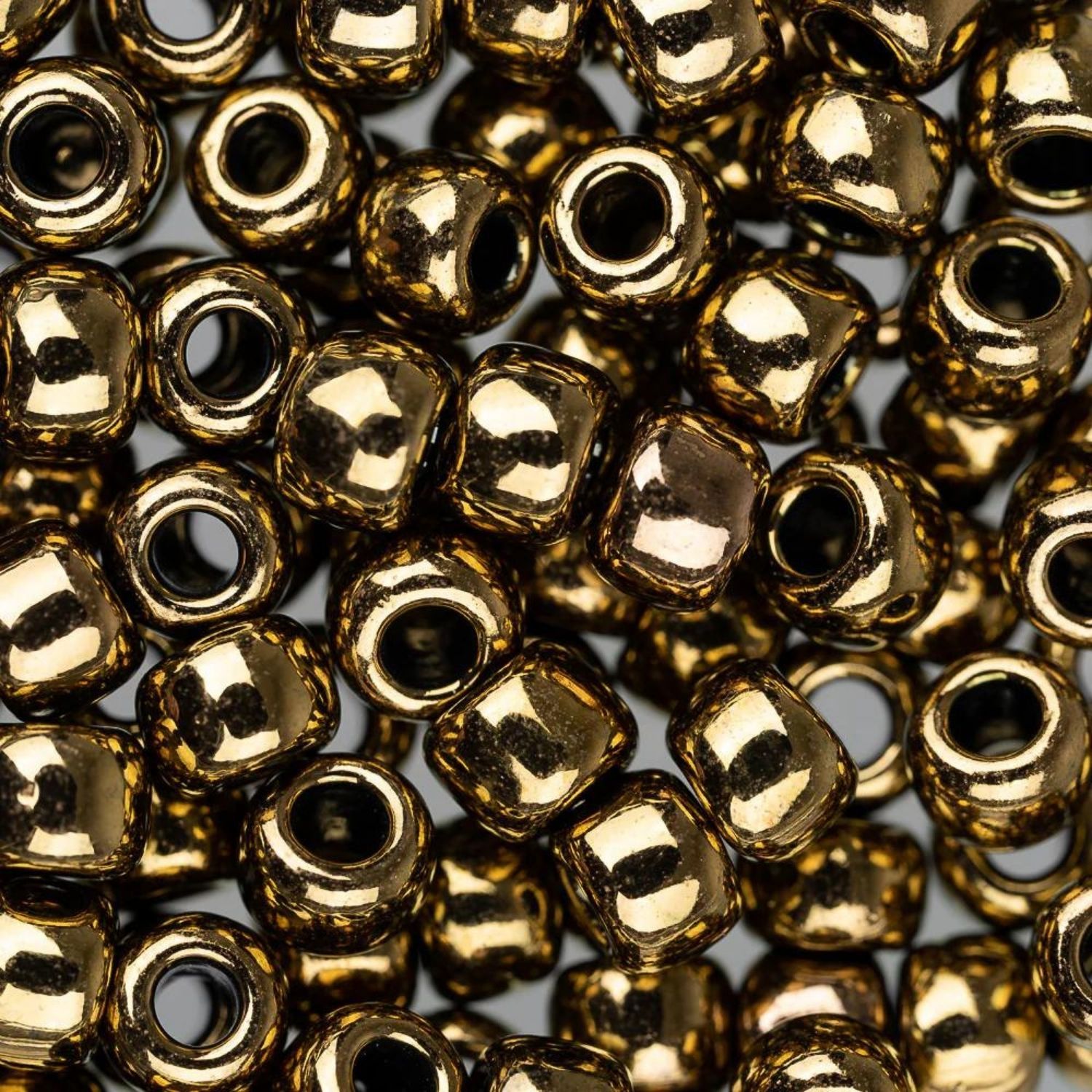 #6 Toho Seed Beads, Antique Bronze, 4x4mm, 10 Grams/0.35oz, Approx 222pcs