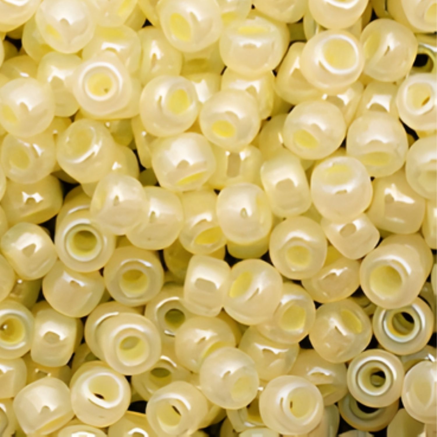 #6 Toho Seed Beads, Ceylon Banana Yellow, 4x4mm, 10 Grams/0.35oz, Approx 222pcs