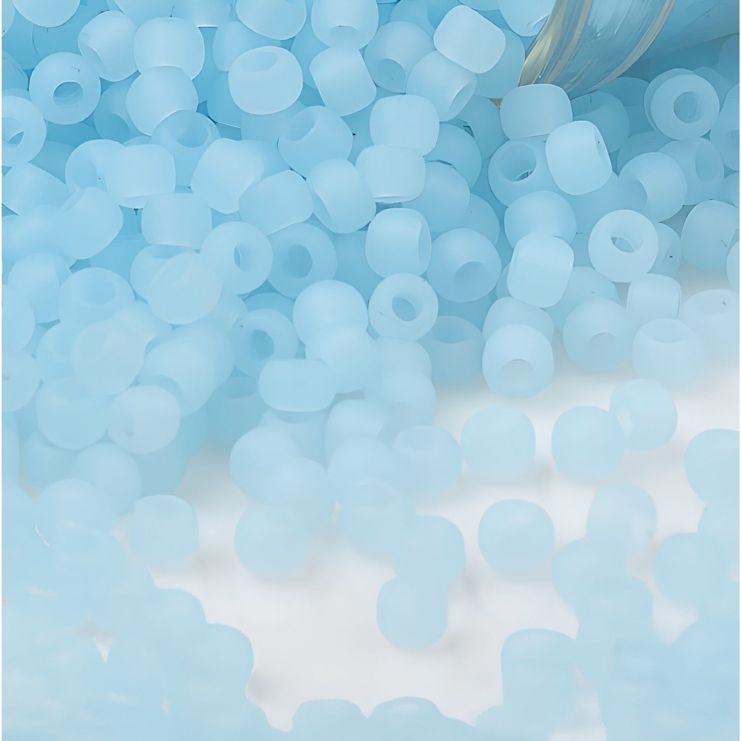 #11 Toho Seed Beads, Frosted Opaque Pastel Shrimp, 2x2mm, 10 Grams/0.35oz, Approx 1110pcs
