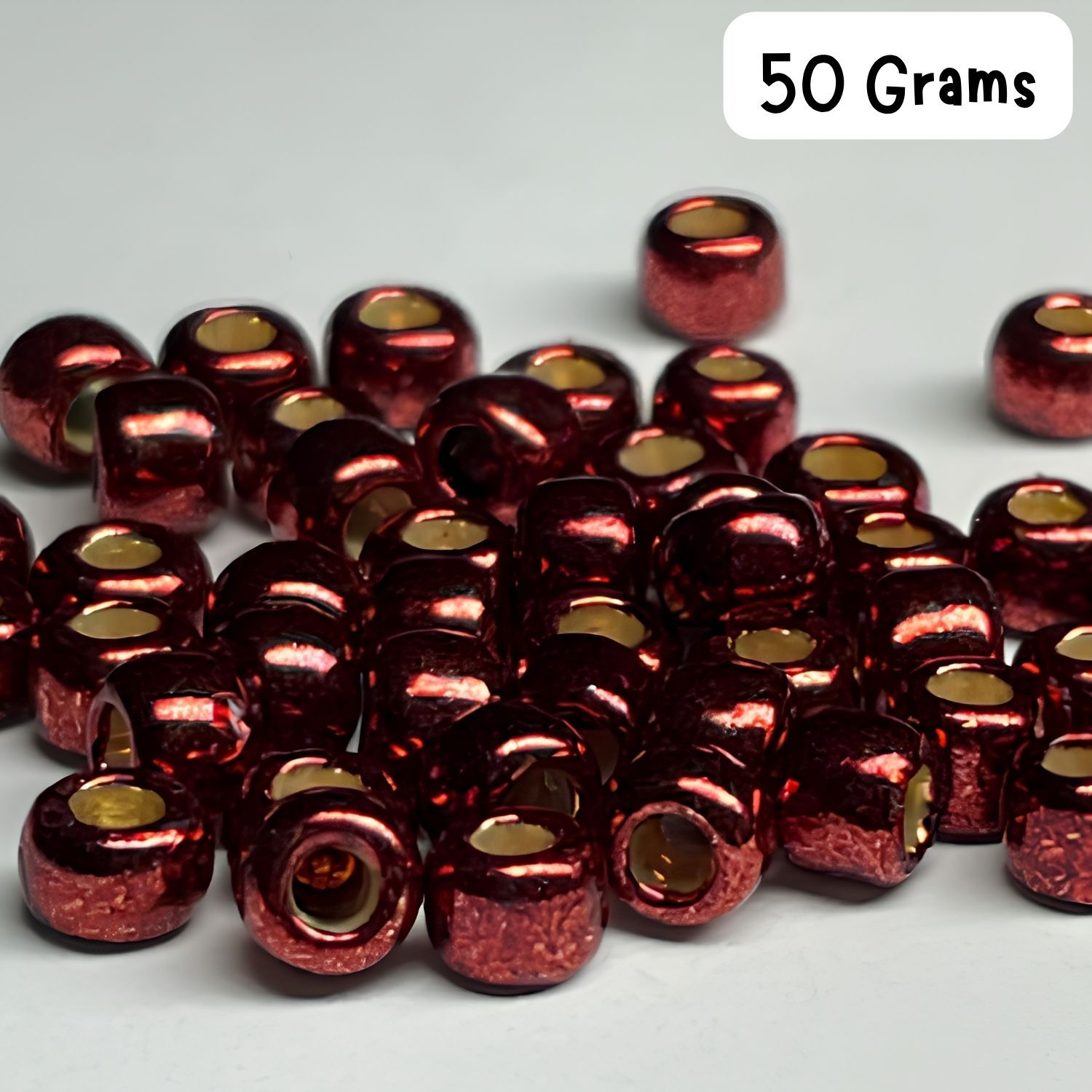 #11 Toho Seed Beads, Permanent Finish Cabernet Red, 2x2mm, 50 Grams/1.87oz, Approx 5555pcs