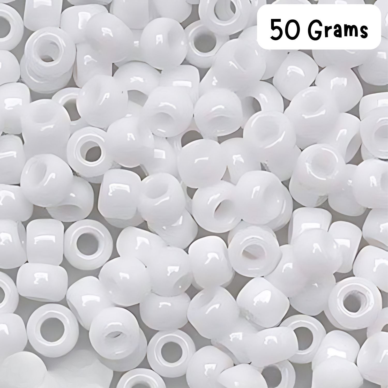 #11 Toho Seed Beads, Opaque White, 2x2mm, 50 Grams/1.87oz, Approx 5555pcs