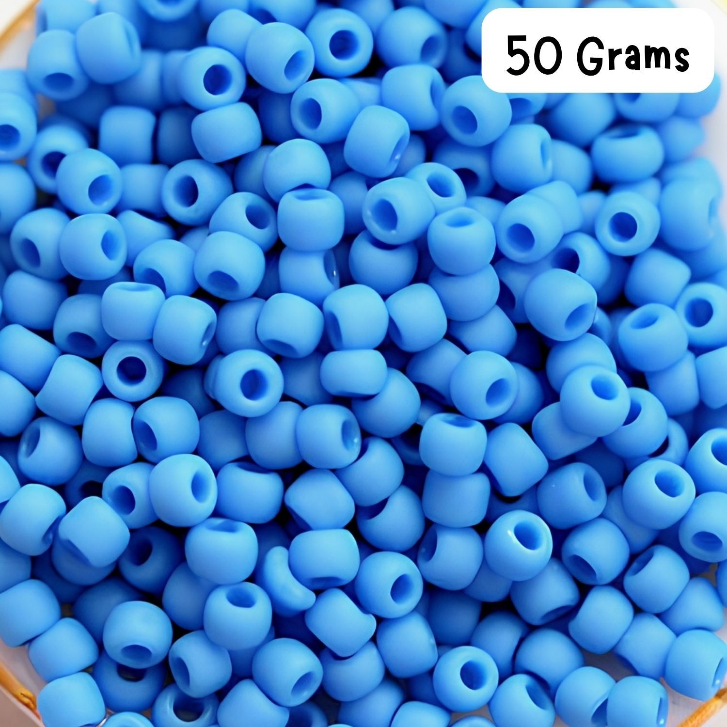 #11 Toho Seed Beads, Frosted Opaque Blue Turquoise, 2x2mm, 50 Grams/1.87oz, Approx 5555pcs