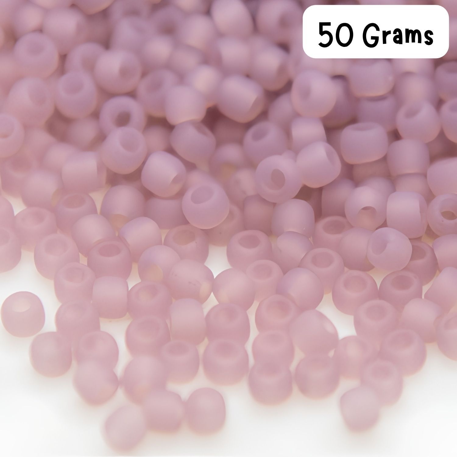 #11 Toho Seed Beads, Frosted Ceylon Grape Mist, 2x2mm, 50 Grams/1.87oz, Approx 5555pcs