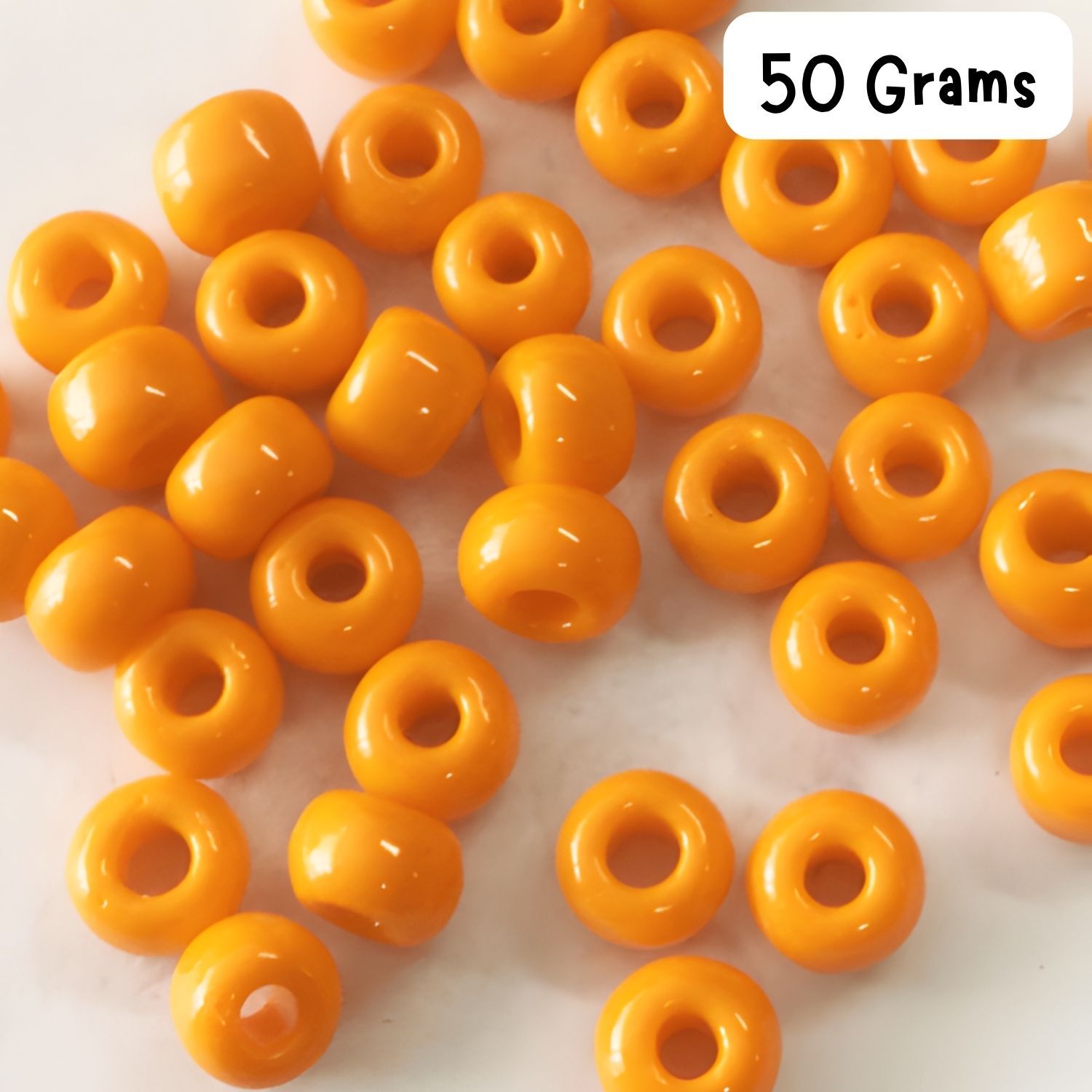 #11 Toho Seed Beads, Opaque Light Orange, 2x2mm, 50 Grams/1.87oz, Approx 5555pcs