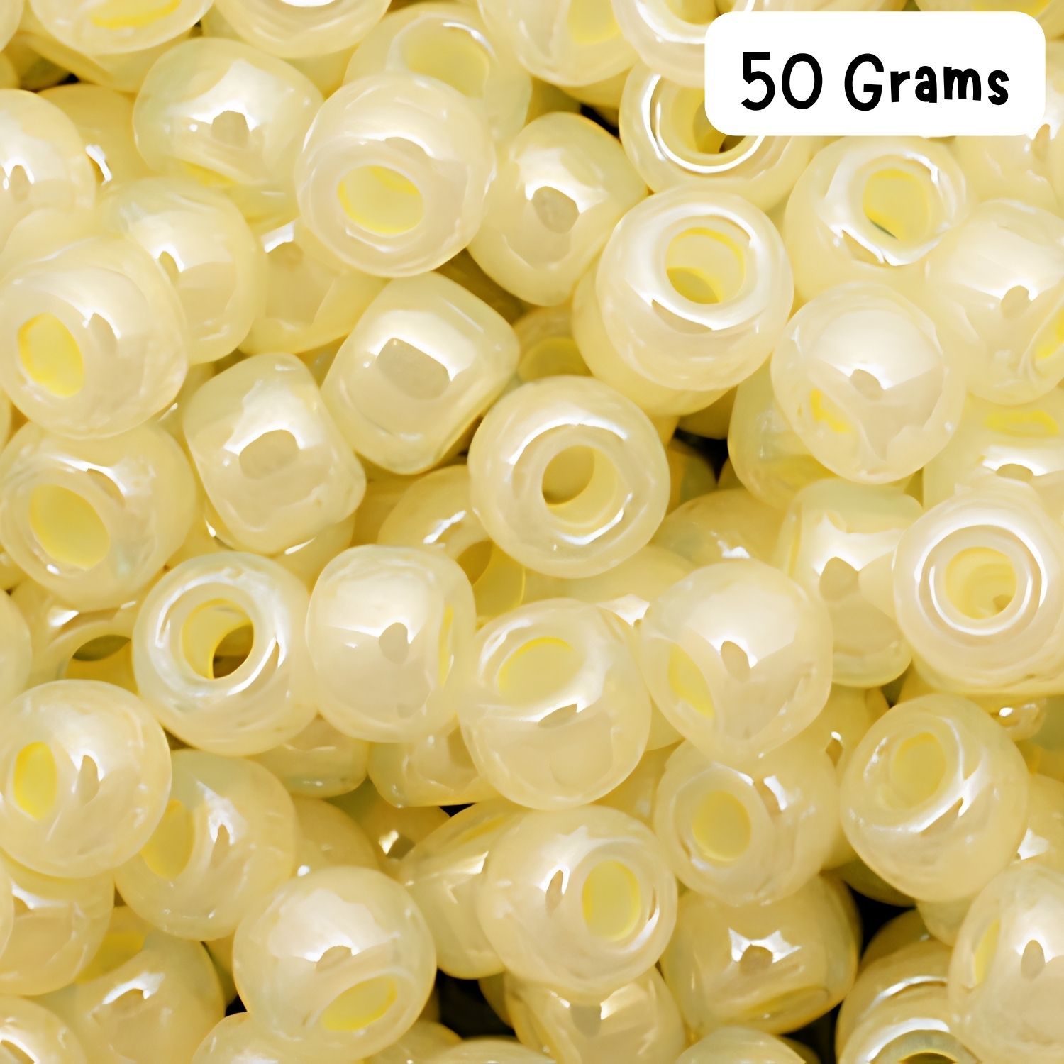 #11 Toho Seed Beads, Ceylon Lemon Chiffon Yellow, 2x2mm, 50 Grams/1.87oz, Approx 5555pcs