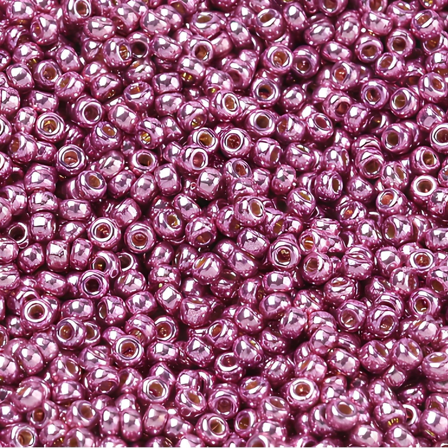 #11 Miyuki Rocailles Seed Beads - Duracoat Galvanized Dusty Pink Orchid, 11-4218, 10 Grams/0.35oz, Approx 1110pcs