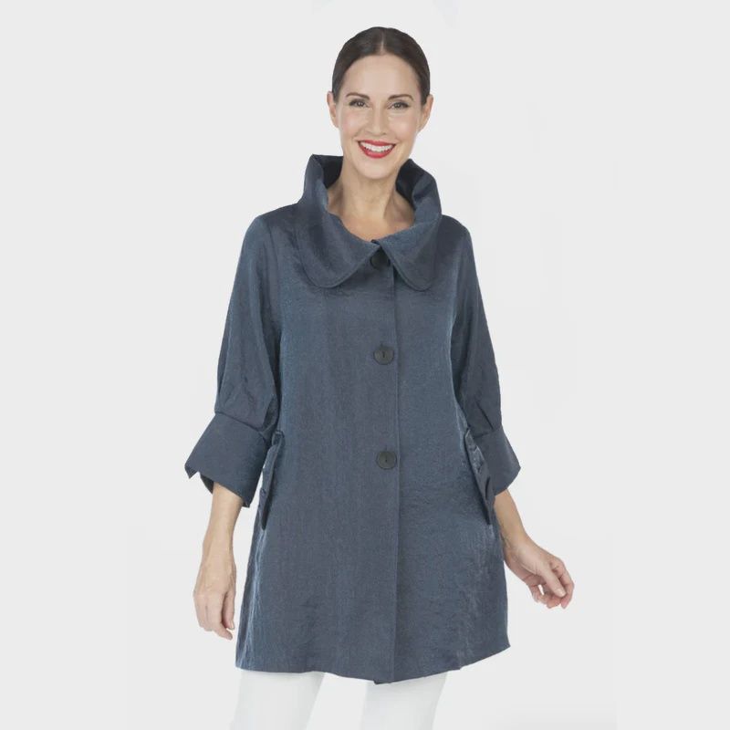 Damee Signature Swing Jacket (200) Pewter, Size: Small