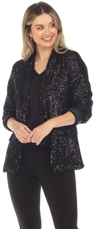 Flora Ashley Sequin Jacket (9636)
