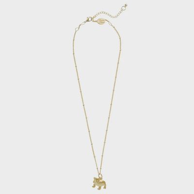 Dainty Bulldog Necklace (3681)