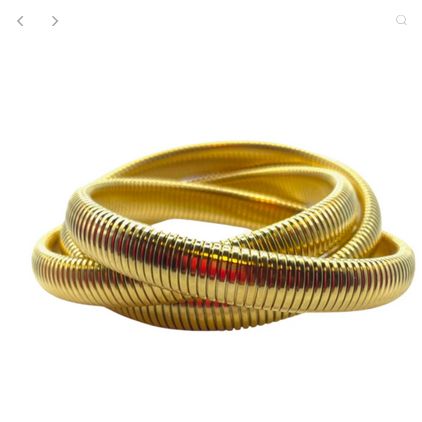 Gold Twisted Cobra Bracelet