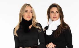 Kelli Kouri Faux Fur Ladder Neck Wrap