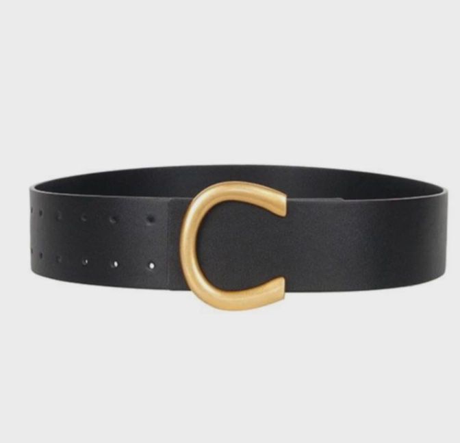 Horseshoe Belt, Color: Black