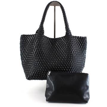 Woven Tote Bag w/Cosmetic Pouch (P23111)