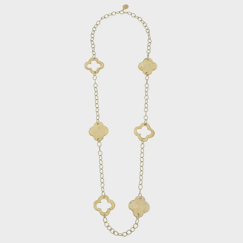 Clover Long Chain Necklace (3432v)