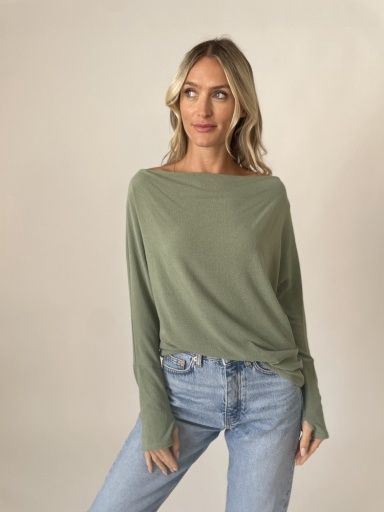 Six/Fifty &quot;The Anywhere Top&quot; (SF0396), Colour: TREETOP GREEN, Size: Large