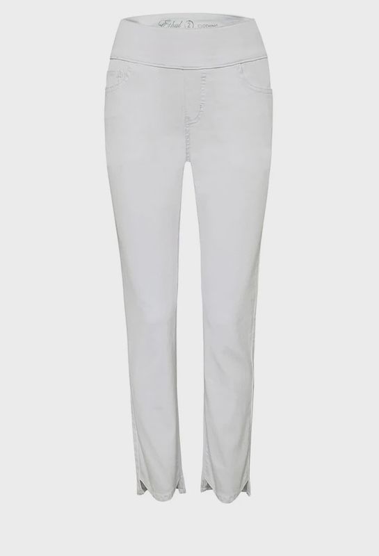 Ethyl 28&quot; Pull on Ankle Pant (P5061WHT - GRETA)