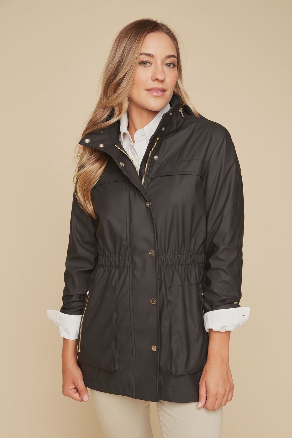 Renuar Rain Jacket (R3859L), Color: Black, Size: XS