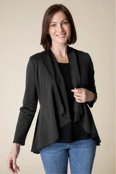 Habitat French Terry Drape Front Jacket (69330)